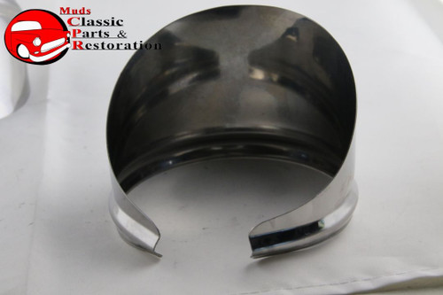 Stainless 4" Peep Accessory Door Mirror Visor Custom Truck Hot Rat Street Rod