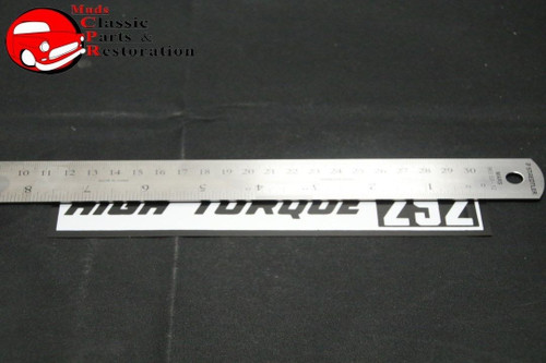 1963-66 GMC Chevrolet Tuck Valve Cover Decals Pair