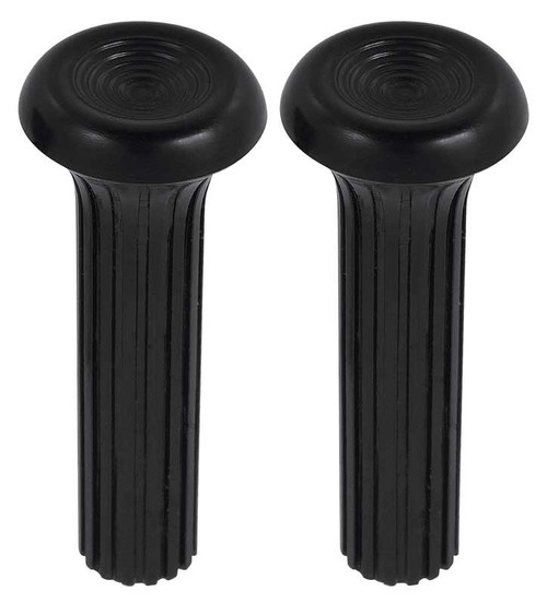 Chevy GM Black Door Lock Knob Felt Lined Ferrule Kit Set Camaro Impala Nova New