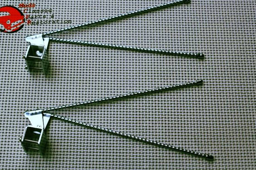 Set of 8 Chrome Licenses Plate Fasteners Set of 4 Curb Feelers Whiskers