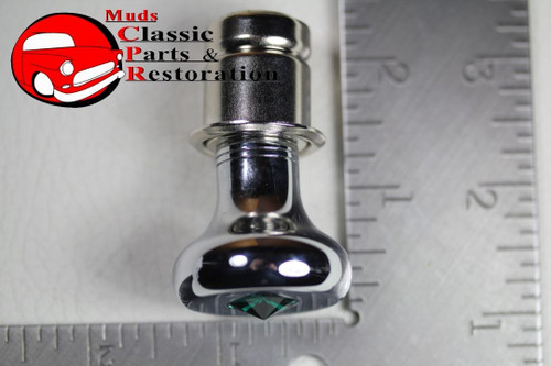 Casco Chrome Deluxe Cigarette Lighter Knob Element Green Diamond Top Accent Dash Casco Chrome Deluxe Cigarette Lighter Knob Element Green Diamond Top Accent Dash