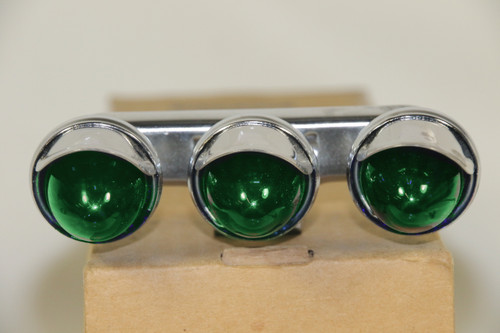 Green Mini Outside Tri Marker Visor Light Set Bolt On Hot Rat Rod Custom Truck Green Mini Outside Tri Marker Visor Light Set Bolt On Hot Rat Rod Custom Truck