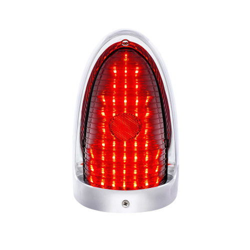 1955 Chevy Belair 210 150 Nomad Taillight Led Backup Sequential Bezel Lens 4pcs