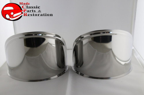 7" Round Head Lamp Visors Extended Droopy Eye Style Custom Truck Hot Rat Rod 7" Round Head Lamp Visors Extended Droopy Eye Style Custom Truck Hot Rat Rod