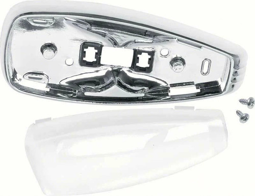 62-70 GM Interior Inside Dome Light Lens Base Harness Kit Nova Firebird Camaro