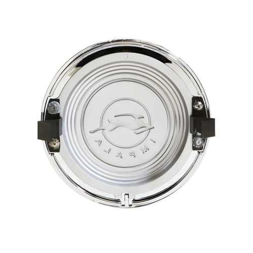 1964 64 Chevy Impala Steering Wheel Horn Ring Chrome Center Cap Button Assembly