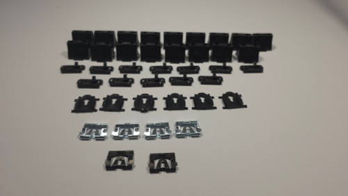 1978-87 Chevrolet El Camino Complete Bed Tailgate Rear Window Molding Clip Set 1978-87 Chevrolet El Camino Complete Bed Tailgate Rear Window Molding Clip Set