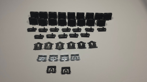 1978-87 Chevrolet El Camino Complete Bed Tailgate Rear Window Molding Clip Set 1978-87 Chevrolet El Camino Complete Bed Tailgate Rear Window Molding Clip Set