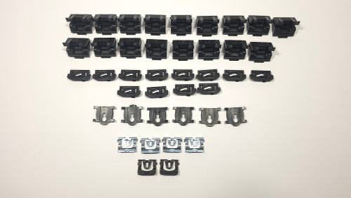 1978-87 Chevrolet El Camino Complete Bed Tailgate Rear Window Molding Clip Set