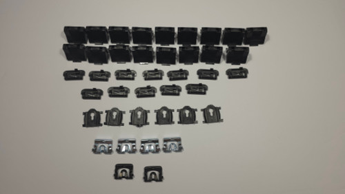 1978-87 Chevrolet El Camino Complete Bed Tailgate Rear Window Molding Clip Set 1978-87 Chevrolet El Camino Complete Bed Tailgate Rear Window Molding Clip Set