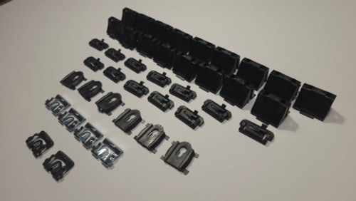 1978-87 Chevrolet El Camino Complete Bed Tailgate Rear Window Molding Clip Set 1978-87 Chevrolet El Camino Complete Bed Tailgate Rear Window Molding Clip Set