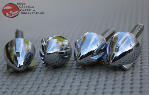 Hot Rat Street Rod Custom Car Truck Chrome License Plate Frame Fasteners Bolts