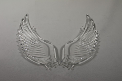 Clear Wings For Flying Goddess Angel Novelty Custom Hood Ornament New