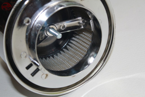 Bee Hive 2 5/8 Chrome Air Cleaners Smooth Short Custom Truck Hot Rat Rod Gasser