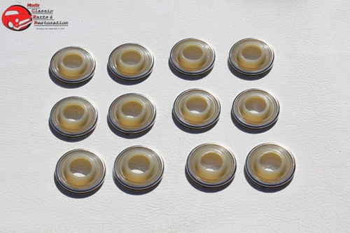 Chevy Window Crank Door Handle Escutcheon Spacer Riser Fleetline Set of 12