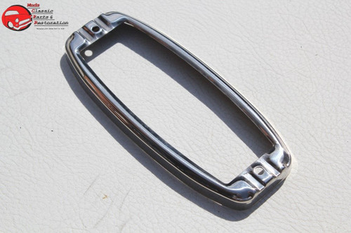 41-48 Chevy Passenger Car Rear Tail Light Lamp Stainless Steel Trim Rim Bezel