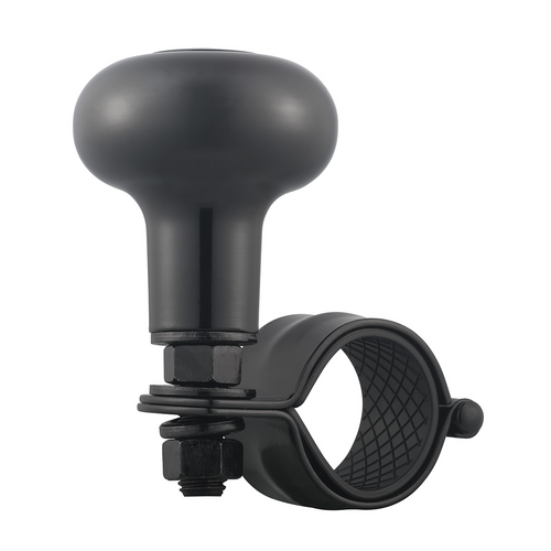 Chevy Ford GM Fullsize Car Heavy Duty Brodie Steering Wheel Spinner Black Knob