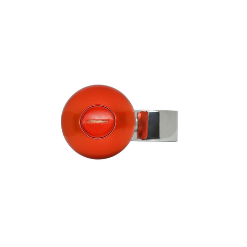 Chevy Ford GM Fullsize Car Heavy Duty Brodie Steering Wheel Spinner Orange Knob