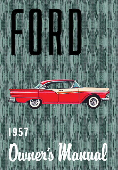 1957 Ford Passenger Car Fairlane Custom Ranchero Paper Owners Color Manual