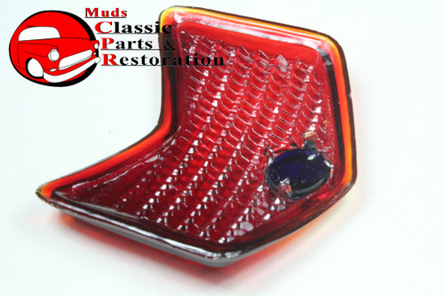 1940 Ford Passenger Car Rear Red Glass Blue Dot Tail Lamp Light Lenses Pair 1940 Ford Passenger Car Rear Red Glass Blue Dot Tail Lamp Light Lenses Pair