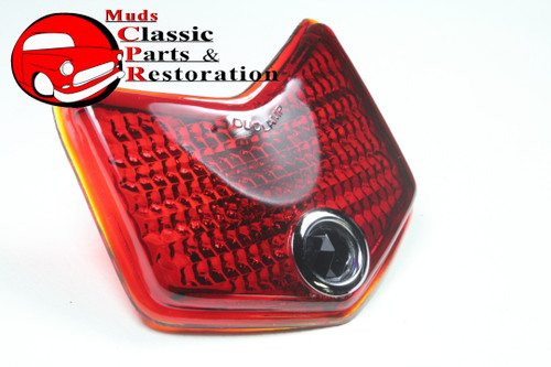 1940 Ford Passenger Car Rear Red Glass Blue Dot Tail Lamp Light Lens 1940 Ford Passenger Car Rear Red Glass Blue Dot Tail Lamp Light Lens