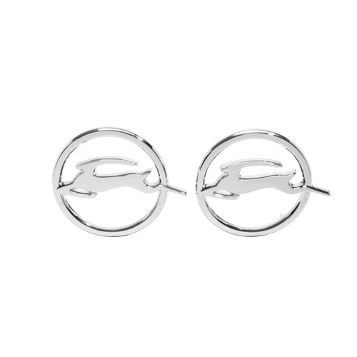 1963 Chevrolet Chevy Impala Rear Quarter Panel Deer Emblems Pair New