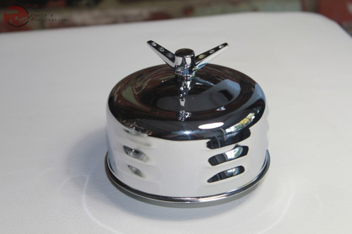 Mushroom Louvered 2 Barrel Low Profile Air Cleaners 3 Wing Nut Hot Rat Rod Truck Mushroom Louvered 2 Barrel Low Profile Air Cleaners 3 Wing Nut Hot Rat Rod Truck