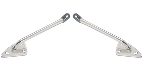 1960-66 Chevrolet GMC Truck Stainless Steel LH RH Side Outside Door Mirror Arms