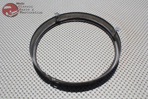 5" Headlight Headlamp Bulb Retaining Retainer Trim Ring Kit GM Chevy A Body
