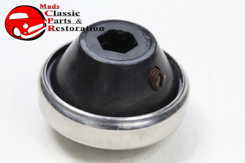 55 Chevy Bel Air 150 210 Nomad Wagon Interior Inside Stainless Wiper Knob New