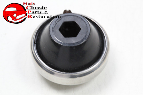 55 Chevy Bel Air 150 210 Nomad Wagon Interior Inside Stainless Wiper Knob New