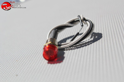 12 Volt Red Led Dash Indicator Signal Flasher Utility Light Custom Hot Rat Rod