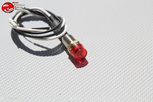 12 Volt Red Led Dash Indicator Signal Flasher Utility Light Custom Hot Rat Rod