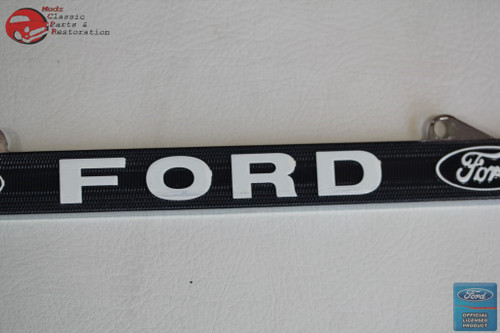 1932 Ford Car Pick Up Truck Front Rear License Plate Holder Chrome Frame New