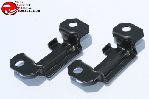 1955 1956 1957 Chevy Passenger Car Bench Seat To Floor Clip Pair Bel Air 150 210