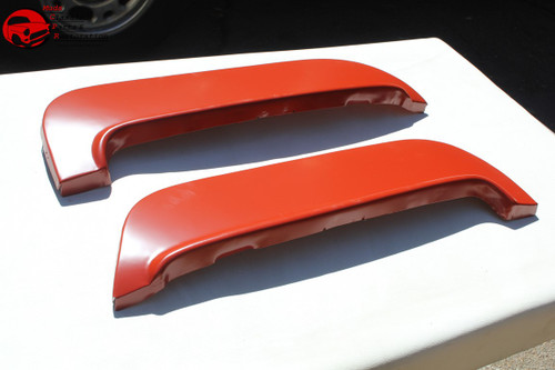 1955 Chevy Passenger Car Rear Steel Metal Fender Skirts Rubber Hardware Kit Set