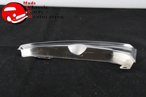 1964 Chevy Impala Standard Fuel Gas Door Scratch Guard Stainless Steel New
