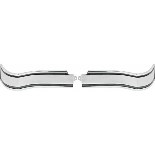 1965 65 Chevy Chevrolet Impala Belair Biscayne Rear End Corner Cover Moldings