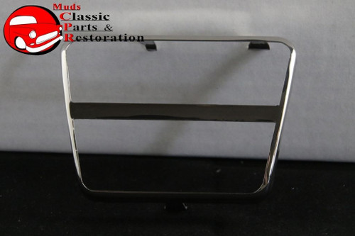 1967 1968 1969 Chevy Brake Coutch Pedal Pad Stainless Steel Trim New