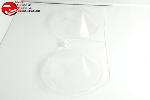 1967 Chevy Camaro Firebird Clear Dash Guage Lens Acrylic Plastic New