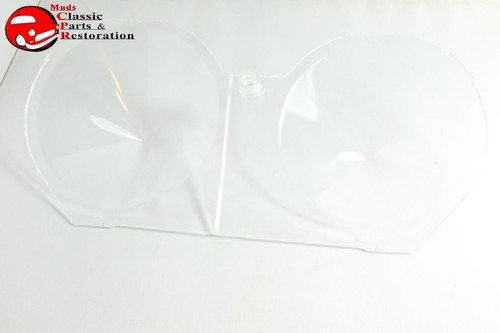 1967 Chevy Camaro Firebird Clear Dash Guage Lens Acrylic Plastic New