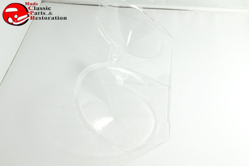 1967 Chevy Camaro Firebird Clear Dash Guage Lens Acrylic Plastic New