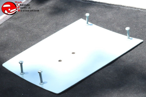 1968 Chevy Camaro Forward Console Woodgrain Trim Walnut Back Metal New