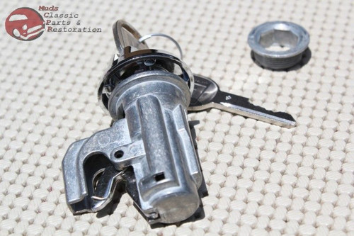 1969 Camaro Chevelle El Camino Glovebox Door Lock Key Set Oval Later Style Keys