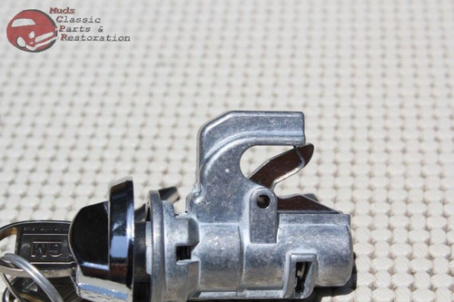 1969 Camaro Chevelle El Camino Glovebox Door Lock Key Set Oval Later Style Keys
