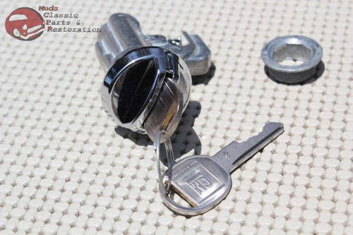 1969 Camaro Chevelle El Camino Glovebox Door Lock Key Set Oval Later Style Keys