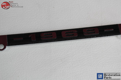 1969 Gm License Pontiac Firebird Front Rear License Plate Tag Holder Frames New