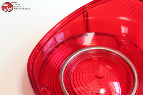 1972 Chevy Chevelle Malibu Ss Rear Tail Light Lamp Lenses Trim Set Right Left