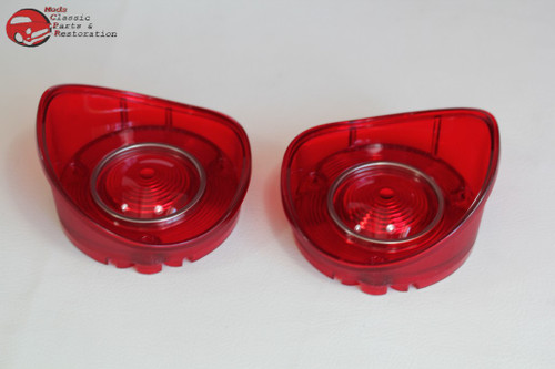 1972 Chevy Chevelle Malibu Ss Rear Tail Light Lamp Lenses Trim Set Right Left