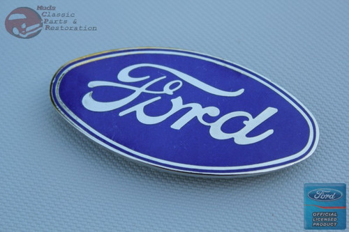28-30 Ford Model A Hot Rat Street Rod Blue Oval Radiator Shell Emblem New 28-30 Ford Model A Hot Rat Street Rod Blue Oval Radiator Shell Emblem New